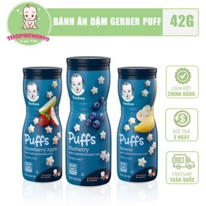 Bánh sao Gerber hương vị Vanilla - 42 g