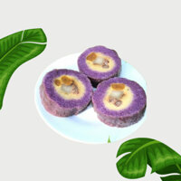 Bánh tét lá cẩm đặc sản Trà Cuôn, trọng lượng 1,1kg