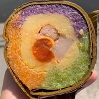 BÁNH TÉT TRÀ CUÔN NGŨ SẮC ĐÒN 600GR