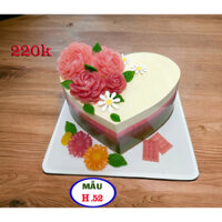 Bánh thạch giả, bánh thạch mô hình trái tim