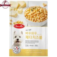 Bánh Thưởng Cho Chó Bowwow Cheddar Cheese Ball