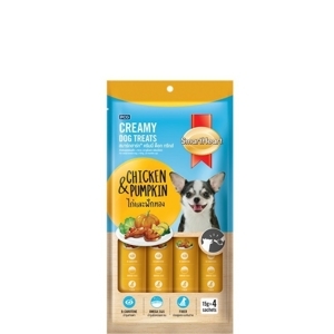 Bánh thưởng dạng kem cho chó gói 4 thanh creamy dog treats smartheart 60g