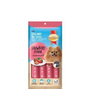 Bánh thưởng dạng kem cho chó gói 4 thanh creamy dog treats smartheart 60g