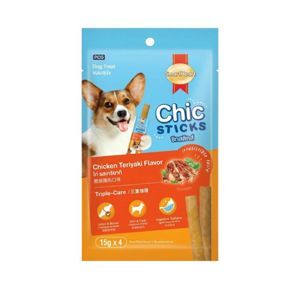 Bánh thưởng dạng kem cho chó gói 4 thanh creamy dog treats smartheart 60g