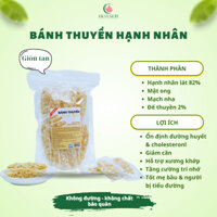 Bánh thuyền hạnh nhân không đường Bánh ăn kiêng hỗ trợ giảm cân Bánh ngũ cốc dinh dưỡng thuần chay