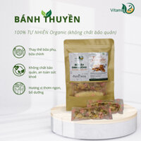 Bánh thuyền Macca VITAMIN D2 Bánh ăn kiêng hỗ trợ giảm cân không đường bánh hạt dinh dưỡng ngũ cốc