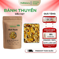 Bánh thuyền siêu hạt, bánh hạt dinh dưỡng healthy ăn kiêng, đồ ăn vặt không đường giảm cân HaBakery