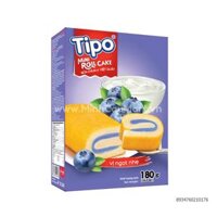 Bánh Tipo bông lan cuộn kem Sữa Chua Việt Quất 180gr