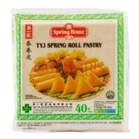 Bánh Tráng Bía Singapore Thơm Giòn Số 1 - Loại 21.5cm /550gr/ 50 Lá/ Bánh Tráng Chả Giò Spring Home - NK Singapore