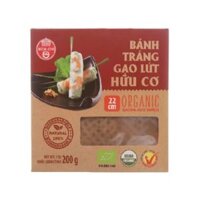 Bánh tráng gạo lứt hữu cơ Bích Chi 22cm hộp 200G
