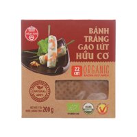 Bánh Tráng Gạo Lứt Hữu Cơ Bích Chi Loại 22cm Hộp 200g