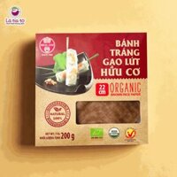 Bánh tráng gạo lứt hữu cơ 200gr
