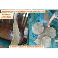 Bánh tráng mè 100% gạo - Bánh tráng đặc sản loại I - Đóng gói 20 cái