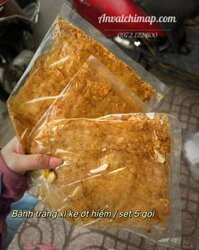 BÁNH TRÁNG MUỐI ỚT HIỂM – set 5 gói