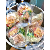 BÁNH TRÁNG PHƠI SƯƠNG MỠ HÀNH-- Hành phi - Tỏi phi  - Hành lá - Ớt say - Muối nhuyễn - Nước cốt me