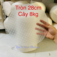 Bánh Tráng Tròn Cuốn Gỏi Cuốn Củ Chi 8kg 1 cây 28cm mỏng dẻo thơm ngon dùng cuốn tôm thịt, bì cuốn, làm bánh tráng trộn