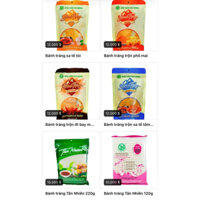 bánh tráng trộn xâu 12 gói