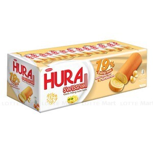 Bánh trứng cuộn kem bơ sữa Hura Swissroll hộp 360g