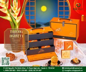 Bánh trung thu Bibica Hộp Thưởng Nguyệt - 6 bánh