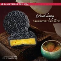 Bánh trung thu cao cấp Phomai Saffron tinh than tre 150gr