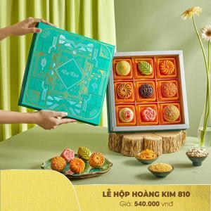 Bánh trung thu Đại Phát Lễ Hộp Hoàng Kim 810