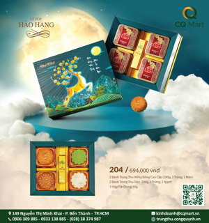 Bánh trung thu Đại Phát Lễ hộp hảo hạng 204