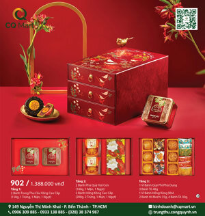 Bánh trung thu Đại Phát Lễ Hộp Hoàng Triều 902