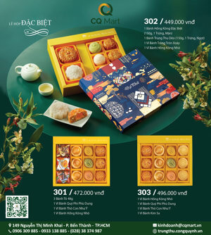 Bánh trung thu Đại Phát Lễ hộp đặc biệt 301