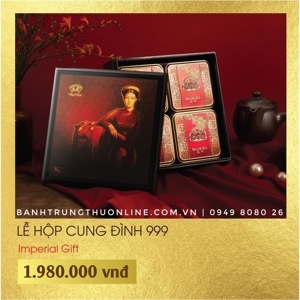 Bánh trung thu Đại Phát Lễ hộp cung đình 999
