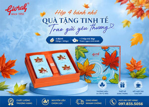 Bánh trung thu Givral Combo Sum Vầy 2 - Hộp 4 Bánh 200gr