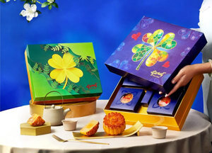 Bánh trung thu Givral Combo Sum Vầy 3 - Hộp 4 Bánh 200gr