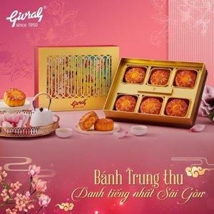 Bánh trung thu Givral Combo Trăng yêu Thương 2 - 150gr, 1 trứng, 6 bánh