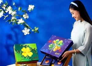 Bánh trung thu Givral Combo Trăng yêu Thương 1 - Hộp 6 bánh 150g