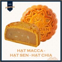 Bánh trung thu Hạt macca Hạt sen Hạt chia - Bánh trung thu chay - Tặng kèm hộp quà, trà và dao khi mua từ 2 bánh bất kỳ