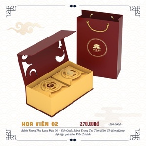 Bánh trung thu Hội An Hoa Viên 02 - 4 bánh