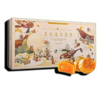 Bánh Trung Thu Hong Kong Nhân Trứng Chảy MX Lava Custard 2023 Hộp 8 Cái