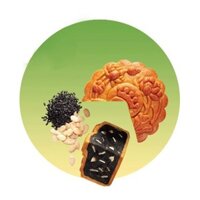 Bánh Trung Thu Kinh Đô Chay nhân Mè đen hạt dưa 150g