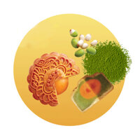 Bánh trung thu Kinh Đô Hạt Sen Trà Xanh 1 Trứng (T1)