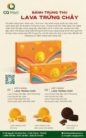Bánh trung thu Kinh Đô hộp Lava Trứng chảy - 6 bánh