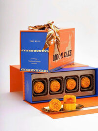 Bánh trung thu Lava KK Custard trứng chảy hộp 8