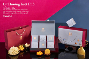 Bánh trung thu Madam Hương - Lý Thường Kiệt Phố (hộp 6 bánh x 120gr)