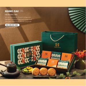 Bánh trung thu Madame Hương 2022 hộp Hàng Gai Phố - 6 bánh