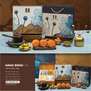 Bánh trung thu Madame Hương 2022 hộp Hàng Bông Phố - 6 bánh