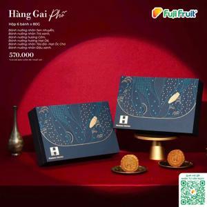Bánh trung thu Madame Hương 2022 hộp Hàng Gai Phố - 6 bánh