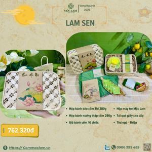 Bánh trung thu Madame Hương 2022 hộp Hà Thành - 5 bánh
