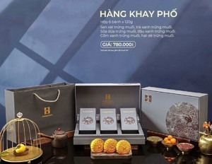 Bánh trung thu Madame Hương 2022 hộp Hàng Khay Phố - 6 bánh