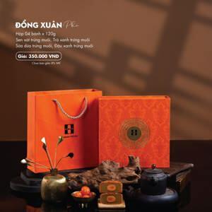 Bánh trung thu Madame Hương 2022 hộp Đồng Xuân Phố - 4 bánh
