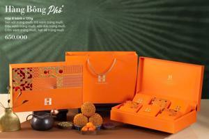 Bánh trung thu Madame Hương 2022 hộp Hàng Bông Phố - 6 bánh