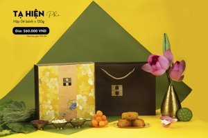 Bánh trung thu Madame Hương 2022 hộp Tạ Hiện - 6 bánh