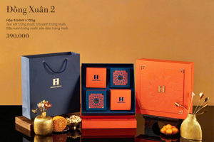 Bánh trung thu Madame Hương - Đồng Xuân Phố (hộp 4 bánh x 150gr)